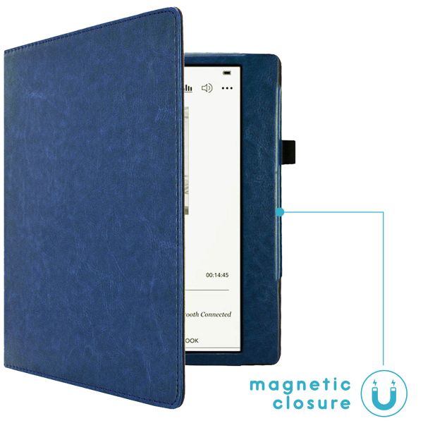 imoshion Vegan Leather Klapphülle Kobo Elipsa 2E - Dunkelblau