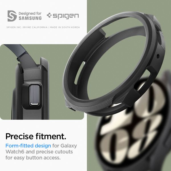 Spigen Liquid Air™ Pro Case für die Samsung Galaxy Watch 6 - 44 mm - Matte Black