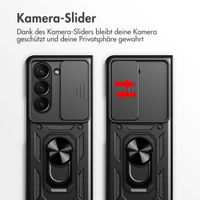 imoshion Rugged Back Cover mit Ring Samsung Galaxy Z Fold 5 - Schwarz