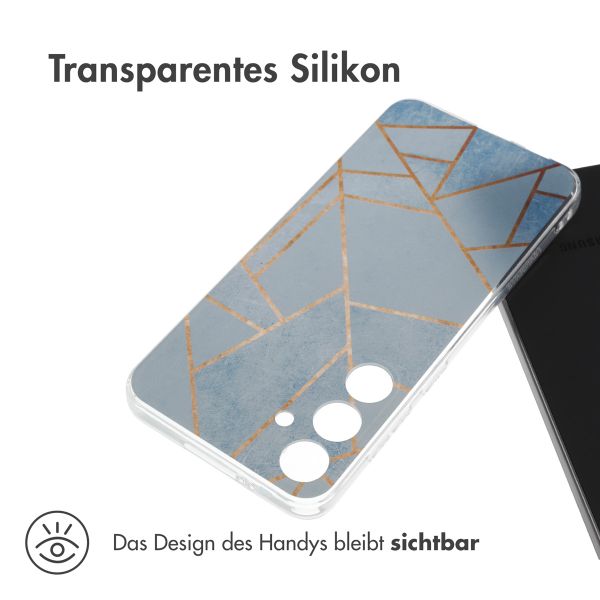 imoshion Design Hülle Samsung Galaxy S24 Plus - Blue Graphic