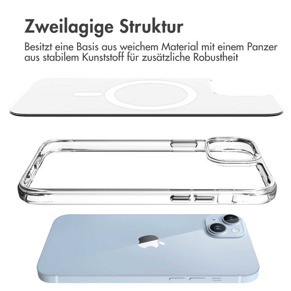 imoshion Rugged Air MagSafe Case für das iPhone 14 - Transparent