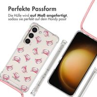 imoshion Design Hülle mit Band Samsung Galaxy S23 - Crab Watercolor