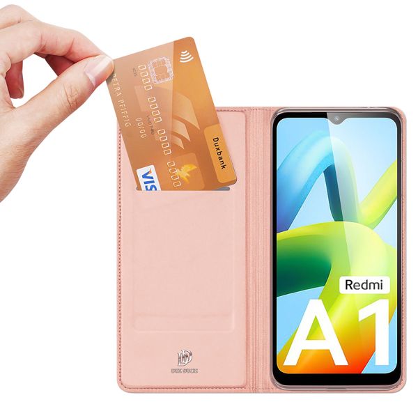 Dux Ducis Slim TPU Klapphülle für das Xiaomi Redmi A1 / A2 - Rose Gold