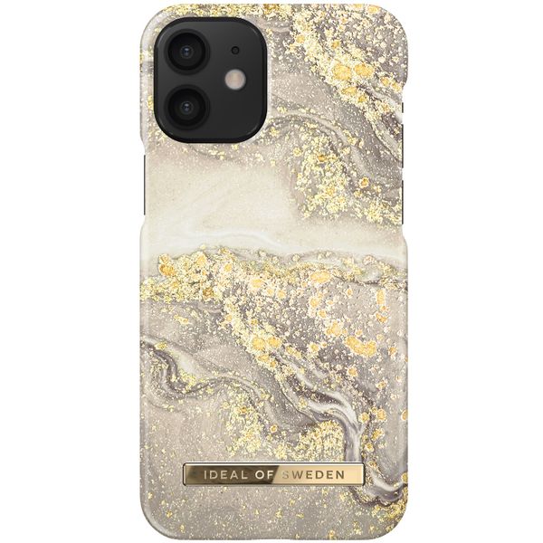 iDeal of Sweden Fashion Back Case iPhone 12 Mini - Sparkle Greige Marble