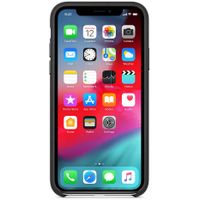 Apple Leder-Case Schwarz für das iPhone Xs