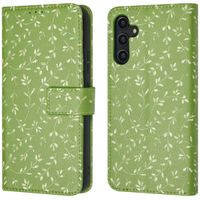 imoshion ﻿Design Klapphülle für das Samsung Galaxy A14 (5G/4G) - Green Flowers