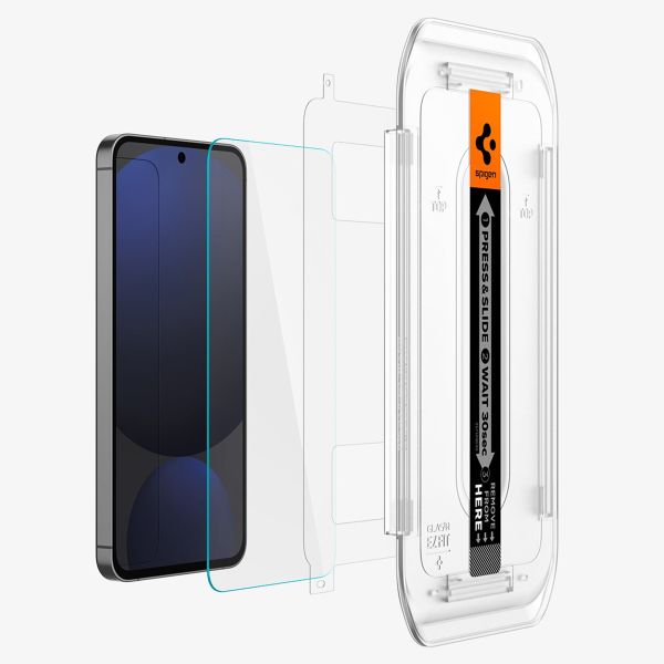 Spigen GLAStR Fit Displayschutzfolie + Applicator für das Samsung Galaxy A56 / S24 FE