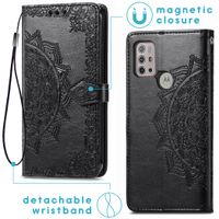 imoshion Mandala Klapphülle Motorola Moto G30 / G20 / G10 (Power) - Schwarz