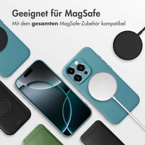 imoshion Color Back Cover mit MagSafe Apple iPhone 16 Pro - Smoke Green