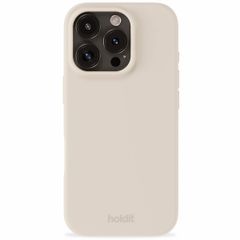 Holdit Silicone Case Apple iPhone 16 Pro - Light Beige