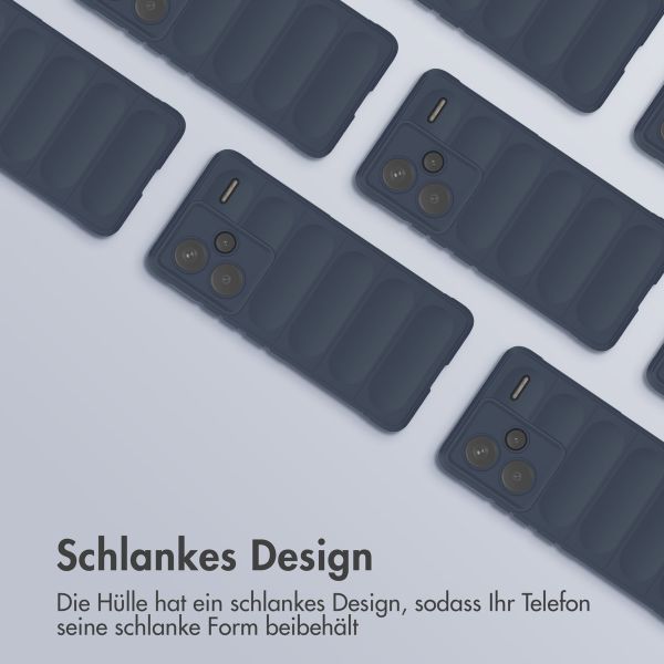 imoshion EasyGrip Back Cover für das Xiaomi Redmi Note 13 Pro Plus (5G) - Dunkelblau