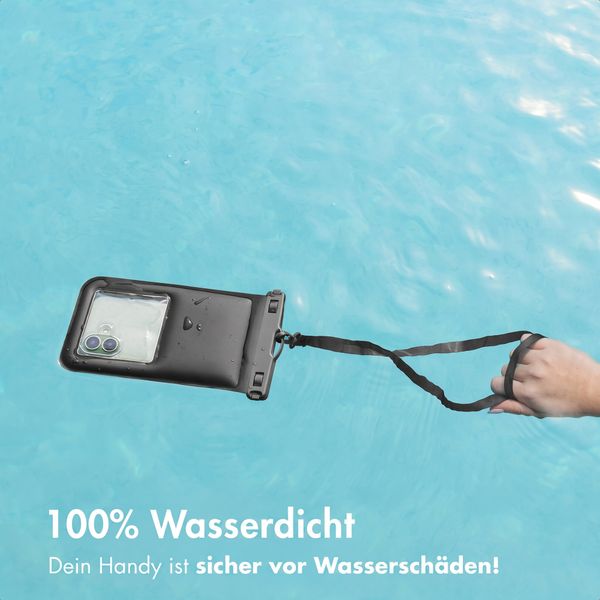 imoshion Floating Waterproof Pouch - Universelle wasserdichte Handyhülle - Schwarz