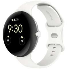 imoshion Silikon-Armband⁺ für  Google Pixel Watch 3 / 4 (45 mm) - Größe L - Weiß