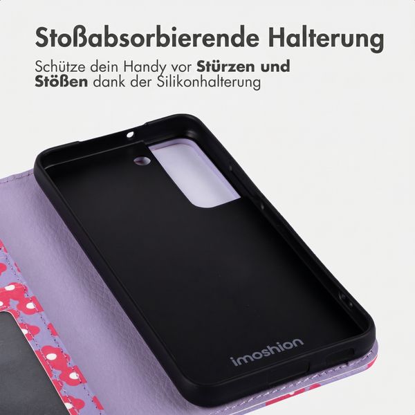 imoshion Design Klapphülle Samsung Galaxy S22 - Dusty Rose Blossoms
