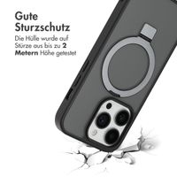 Accezz Ring Stand Backcover mit MagSafe für das Apple iPhone 14 Pro - Schwarz