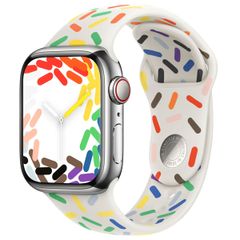 Apple Sport Band für die Apple Watch Series 1 bis 9 / SE (38/40/41 mm) | Series 10 (42 mm) - Größe M/L - Pride Edition