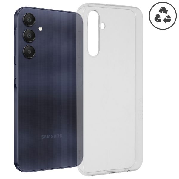 Accezz 100% recyceltes TPU Clear Cover für das Samsung Galaxy A25 (5G) - Transparent