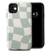 Selencia Vivid Tough Back Cover für das Apple iPhone 11 - Groovy Sage Green
