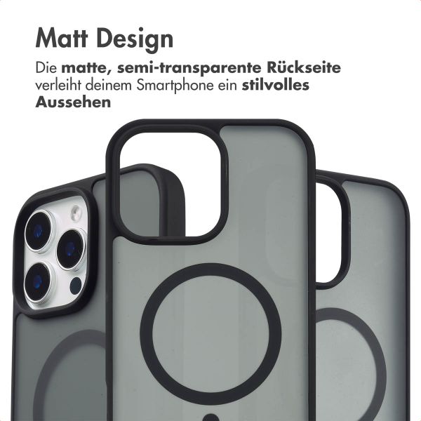 imoshion Color Guard Back Cover mit MagSafe für das iPhone 16 Pro Max - Schwarz