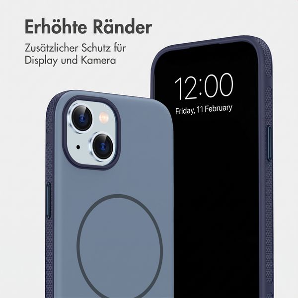 imoshion Color Backcover mit Thin MagSafe Ring Apple iPhone 15 - Dunkelblau