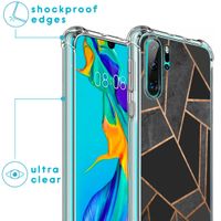 imoshion Design Hülle mit Band für das Huawei P30 Pro - Black Graphic
