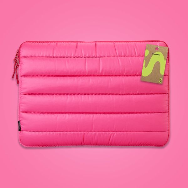 imoshion Puffer Laptop Hülle 15-16 Zoll - Laptop Sleeve - Hot Pink