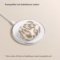 Selencia Sabi Case Apple AirPods 3 - Leopardenmuster - Soft Ivory
