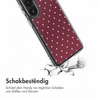 imoshion Design Hülle Samsung Galaxy S27 / S26 - Polka Dot Bordeaux