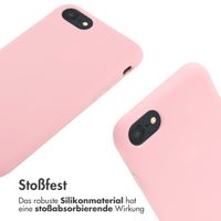 imoshion Silikonhülle mit Band für das iPhone SE (2022 / 2020) / 8 / 7 - Rosa