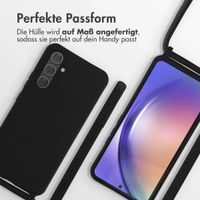 imoshion Silikonhülle mit Band für das Samsung Galaxy A54 (5G) - Schwarz