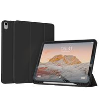 Accezz Smarte Klapphülle aus Silikon Apple iPad 11 (2025) 11 Zoll / iPad 10 (2022) 10.9 Zoll - Schwarz