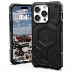 UAG Monarch Pro Backcover für das iPhone 15 Pro - Carbon Fiber