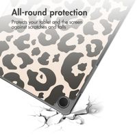 imoshion Design Trifold Klaphülle Samsung Galaxy Tab A9 Plus - Leopard