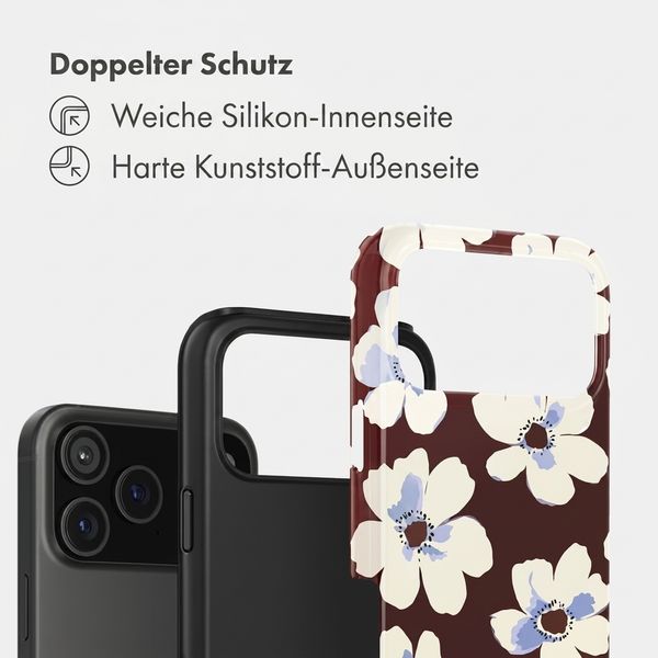 Selencia Vivid Back Cover Apple iPhone 18 Pro Max / 17 Pro Max - Choco Flower Pop
