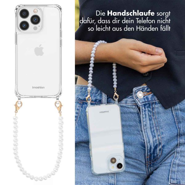 imoshion Backcover mit Handyketten Apple iPhone 13 Pro Max - Perlen