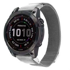 imoshion QuickFit® Milanese Armband -   Garmin 20 mm Anschluss - Größe L/XL - Silber