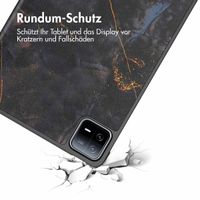 imoshion Design Trifold Klaphülle Xiaomi Pad 6 / 6 Pro - Black Marble