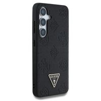 Guess 4G Logo Triangle Strass Back Cover Samsung Galaxy S25 - Schwarz