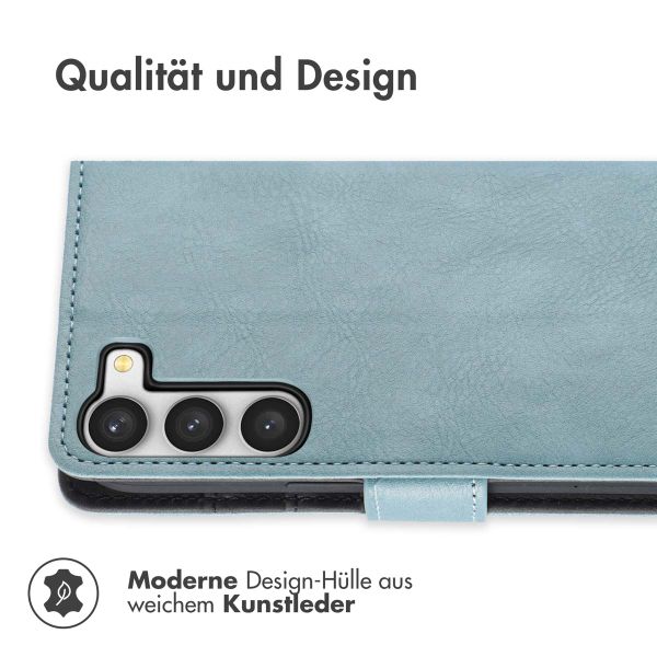 imoshion Luxuriöse Klapphülle Samsung Galaxy S23 - Hellblau