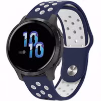 imoshion Silikon-Sportarmband -   Universelle 22 mm Anschluss - Dark Blue & White