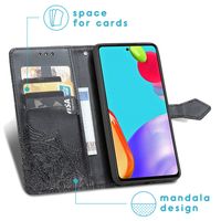 imoshion Mandala Klapphülle Samsung Galaxy A52(s) (5G/4G) - Schwarz