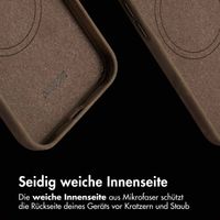Accezz Vintage Leather Magsafe Backcover iPhone 15 Pro Max - Rustic Brown