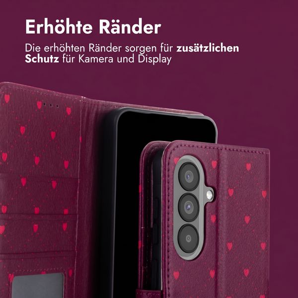 imoshion Design Klapphülle Samsung Galaxy A37 (5G) - Crush Check Coral Dust