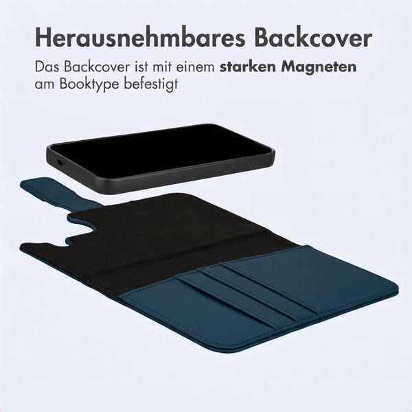 imoshion Herausnehmbare 2-in-1 Luxus-Bookcase Samsung Galaxy S25 - Blau