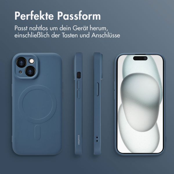 imoshion Color Back Cover mit MagSafe Apple iPhone 15 - Dunkelblau