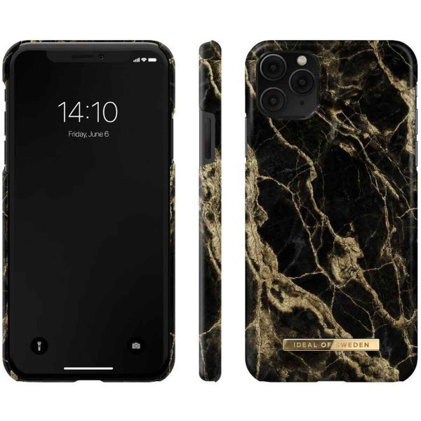 iDeal of Sweden Fashion Back Case für das iPhone 11 Pro Max - Golden Smoke Marble