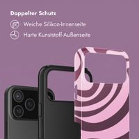 Selencia Vivid Back Cover Apple iPhone 18 Pro - Wavy Swirl Pink Plum