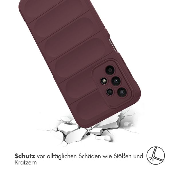 imoshion EasyGrip Back Cover für das Samsung Galaxy A23 (5G) - Aubergine