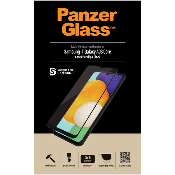 PanzerGlass Case Friendly Antibakterieller Screen Protector für das Samsung A13 (5G/4G) / A04s