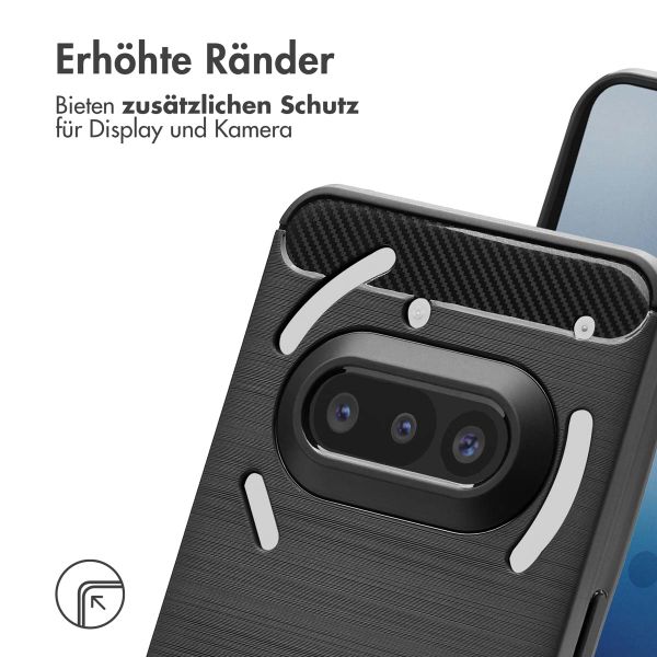 imoshion Brushed Back Cover Nothing Phone (3a) - Schwarz